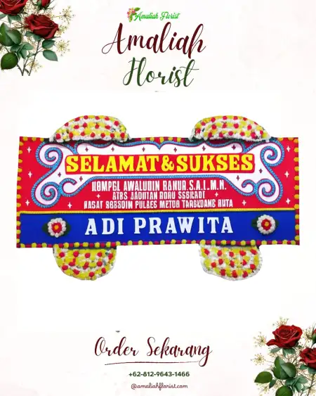 Papan Bunga Ucapan Selamat Pino Raya